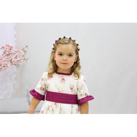 Eggplant Color Flower Girl Dress
